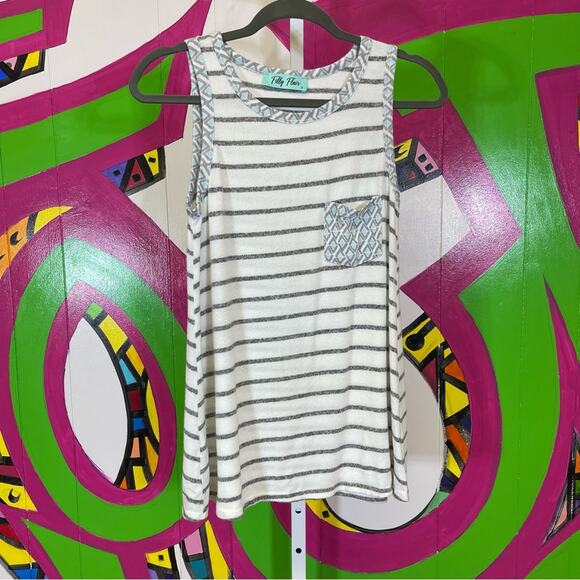 Filly Flair Tops - Filly Flair, Super Soft Striped Tank Top. Size Small. In excellent condition!